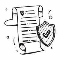 2D icon as Privacy policy icon with a document and shield concept as icon illustration of a privacy policy icon with a document and shield highlighting the importance of privac Dynamics vector