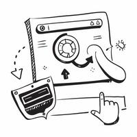 2D icon as Security update icon with a refresh symbol and shield concept as icon illustration of a security update icon with a refresh symbol and shield highlighting the import Dynamics vector