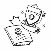 2D icon as Security camera icon with a shield and camera lens concept as icon illustration of a security camera icon with a shield and camera lens emphasizing the role of surve Dynamics vector