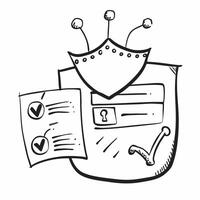 2D icon as VPN Virtual Private Network icon with a shield and network symbol concept as icon illustration of a VPN icon with a shield and network symbol highlighting the import Dynamics vector
