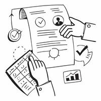 Accountant with fraud detection report concept as An accountants profile blended with a fraud detection report symbolizing the consequences of financial misconduct Ideal for busin Dynamics vector