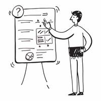 Agile coach with scrum board concept as An agile coachs profile blended with a scrum board representing management coaching and agile methodologies Ideal for corporate and busines Dynamics vector