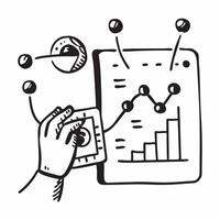 AI algorithm and investment chart concept as An AI algorithm icon paired with an investment chart symbolizing the role of AI in analyzing and optimizing investments perfect for iso Dynamics vector