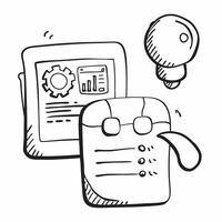 AI assistant and holiday plan concept as An AI assistant icon paired with a holiday plan icon representing the integration of AI in creating and managing holiday plans ideal for is Dynamics vector