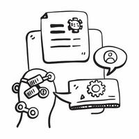 AI assistant and quality control concept as An AI assistant icon paired with a quality control icon representing the integration of AI in quality management systems perfect for iso Dynamics vector