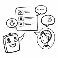 AI chatbot and customer engagement concept as An AI chatbot icon paired with a customer engagement icon symbolizing the use of AI in enhancing customer interactions perfect for iso Dynamics vector