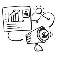 AI data mining and marketing trends concept as An AI data mining icon paired with a marketing trends icon representing the use of AI in identifying and analyzing marketing trends p Dynamics vector