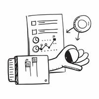 AI powered trading and stock market graph concept as An AI powered trading icon paired with a stock market graph representing the advanced trading capabilities of AI in the financi Dynamics vector