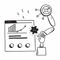AI predictive analytics and holiday season concept as An AI predictive analytics icon paired with a holiday season icon representing the role of AI in predicting and analyzing holi Dynamics vector