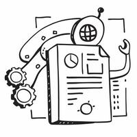 AI predictive maintenance and factory equipment concept as An AI predictive maintenance icon paired with factory equipment representing the role of AI in predicting and preventing Dynamics vector