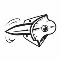 Airplane icon with copy space on a white background concept as A icon image of an airplane icon with generous copy space on a white background ideal for travel and aviation theme Dynamics vector