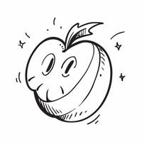 Apple icon with copy space on a white background concept as A icon image of an apple icon with generous copy space on a white background ideal for promoting healthy eating and nu Dynamics Set 2 vector