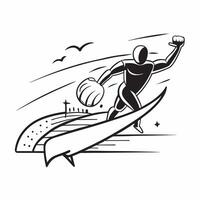 Athletes silhouette with running track concept as An athletes silhouette combined with a running track symbolizing hope and perseverance in sports Perfect for sports and motivatio Dynamics vector