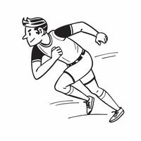 Athlete training for a marathon in the early morning concept as An athlete trains rigorously for a marathon in the early morning embodying dedication and endurance Ideal for fitne Dynamics vector