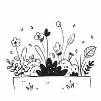 Autumn garden with a variety of colorful flowers concept as A vibrant autumn garden filled with a variety of colorful flowers capturing the essence of Thanksgiving perfect for busi Dynamics vector