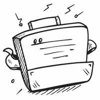 Briefcase with copy space on a minimalist background concept as A sleek icon image of a briefcase with ample copy space on a minimalist background perfect for business presentati Dynamics vector