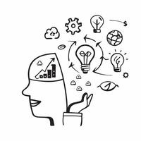 Business leader with renewable energy sources concept as A business leaders profile blended with renewable energy sources symbolizing hope and corporate responsibility in tackling Dynamics vector