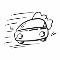 Car icon with copy space on a blue background concept as A icon image of a car icon with ample copy space on a blue background perfect for automotive and driver themed visuals i Dynamics vector
