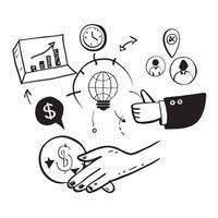 CEO with ethical investment icons concept as A CEOs profile blended with ethical investment icons representing commitment to responsible investing Ideal for corporate and ESG ads Dynamics vector