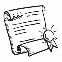 Certificate icon with copy space on a white background concept as A icon image of a certificate icon with generous copy space on a white background ideal for recognition and reti Dynamics vector