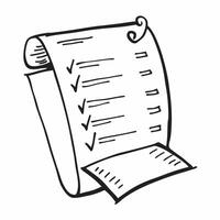 Checklist illustration with blank area for customizable text concept as A creative depiction of a checklist illustration featuring a blank area for customizable text ideal for pres Dynamics vector