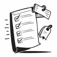 Checklist symbol with space for text on a blue background concept as A sleek checklist symbol with ample space for text on a blue background suitable for illustrating business plan Dynamics vector