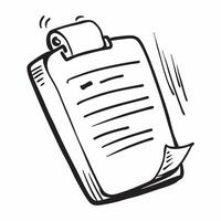 Clipboard icon with copy space on a white background concept as A icon image of a clipboard icon with generous copy space on a white background ideal for business tasks and organ Dynamics vector