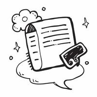 Cloud and Document with Backup Wording concept as A detailed illustration of a cloud and a document symbolizing backup and cloud storage The word Backup is prominently displayed e Dynamics vector