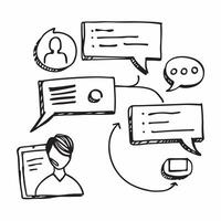 Customer care with FAQ responses concept as A customer care representatives profile blended with FAQ responses symbolizing personalized support and effective communication Ideal f Dynamics vector