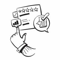 Customer satisfaction icon with copy space on white background concept as A icon illustration of a customer satisfaction icon with ample copy space on a white background perfect Dynamics Set 2 vector