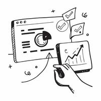 Cybersecurity with financial chart concept as A cybersecurity interface blended with a financial chart symbolizing how cybersecurity can prevent financial losses Perfect for tech Dynamics vector