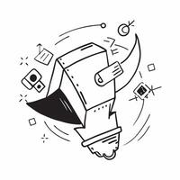 Digital transformation icon with copy space on white background concept as A icon illustration of a digital transformation icon with ample copy space on a white background perfec Dynamics Set 2 vector