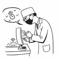 Doctor performing surgery in an operating room concept as A skilled doctor performs surgery in an operating room emphasizing medical expertise and precision Perfect for healthcare Dynamics vector
