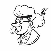 Doctor with anti smoking message concept as A doctors profile blended with an anti smoking message symbolizing health advocacy Ideal for healthcare and charity ads in Photo Stock Dynamics vector