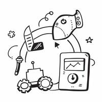 Electric vehicle and tech startup concept as An electric vehicle paired with a tech startup icon symbolizing the synergy of eco friendly transportation and innovative IT solutions Dynamics vector