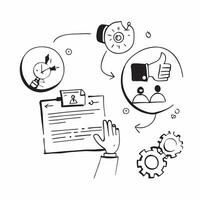 Employee with technical training concept as An employees profile blended with technical training activities symbolizing the acquisition of technical skills Ideal for business trai Dynamics vector