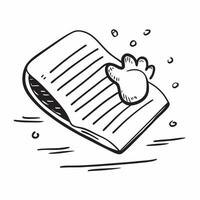 Flat design as Baby footprint icon with copy space on a white background concept as A icon image of baby footprints with generous copy space on a white background ideal for newbo Dynamics vector