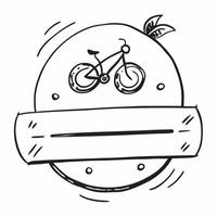 Flat design as Bicycle icon with copy space on a green background concept as A icon image of a bicycle icon with generous copy space on a green background ideal for promoting phy Dynamics vector