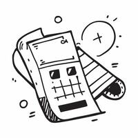 Flat design as Doodle line icon of a calendar concept as A doodle line icon of a calendar representing scheduling planning and time management ideal for business organization and p Dynamics vector