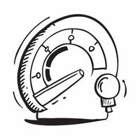 Flat design as Fuel gauge icon with copy space on a blue background concept as A icon image of a fuel gauge icon with generous copy space on a blue background ideal for fuel and Dynamics vector