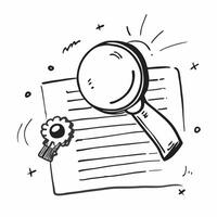 Flat design as Magnifying glass icon with copy space on a blue background concept as A icon image of a magnifying glass icon with generous copy space on a blue background ideal f Dynamics vector