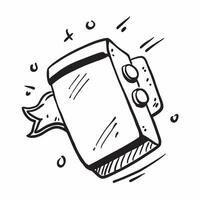 Flat design as Phone icon with copy space on a blue background concept as A icon image of a phone icon with ample copy space on a blue background perfect for business communicati Dynamics vector