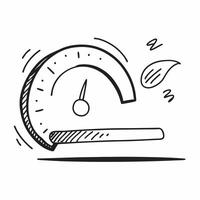 Flat design as Speedometer icon with copy space on a gray background concept as A image of a speedometer icon with generous copy space on a gray background ideal for speed a Dynamics Set 2 vector