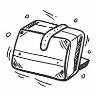 Flat design as Suitcase icon with copy space on a blue background concept as A image of a suitcase icon with ample copy space on a blue background perfect for travel and vac Dynamics Set 2 vector
