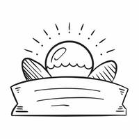 Flat design as Sunrise icon with copy space on a white background concept as A image of a sunrise icon with generous copy space on a white background ideal for new beginning Dynamics vector