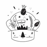 Forest ranger with woodland creatures concept as A forest rangers profile blended with woodland creatures symbolizing the protection and care of forest ecosystems Ideal for enviro Dynamics vector