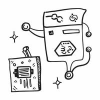 Glossy Glowing Holographic AI Icon and Machine Learning Icon concept as A photo featuring a glossy glowing holographic AI icon and a machine learning icon The objects are position Dynamics vector