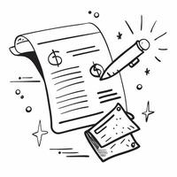 Glossy Glowing Holographic Business Takeover and Plan concept as A photo featuring a glossy glowing holographic business takeover icon and a plan document The objects are position Dynamics vector