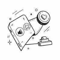 Glossy Glowing Holographic Filter Icon and Effect Icon concept as A photo featuring a glossy glowing holographic Filter icon and an Effect icon The objects are positioned towards Dynamics vector