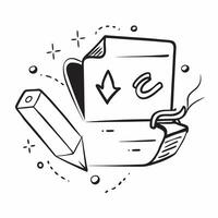 Glossy Glowing Holographic Edit Icon and Delete Icon concept as A photo depicting a glossy glowing holographic Edit icon and a Delete icon The objects are positioned centrally lea Dynamics Set 2 vector